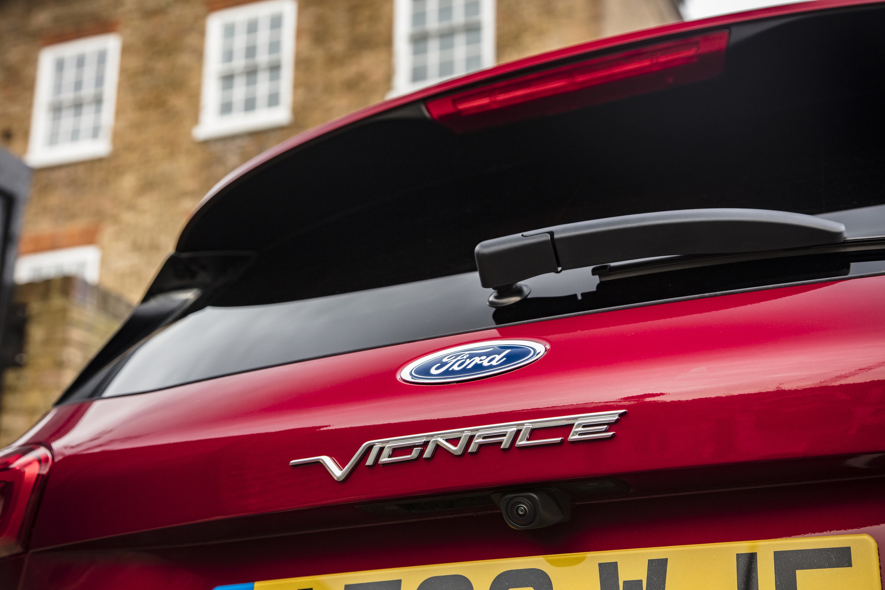 Close up of rear of Ford Focus Vignale